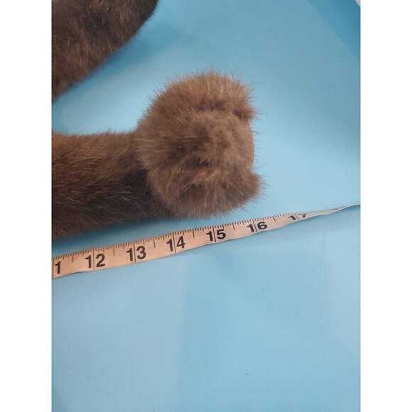 Boyds Plush Bear Vintage 90's 5 Way Jointed Brown Appx 16" Read - Picture 12 of 13